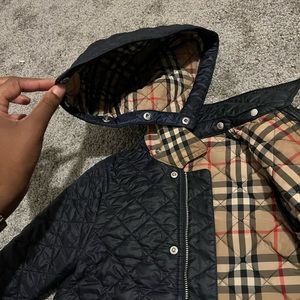 Toddler Burberry jacket size 2t kinda cut small